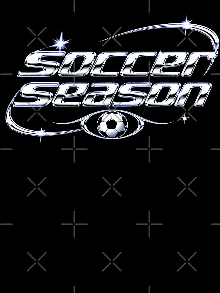 Soccer Season Football Player Soccer Mom Coach Y2K Chrome by JackCurtis1991