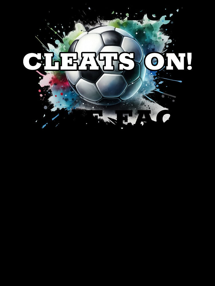 Messy Bun Cleats On Game Face Soccer by MartinTees