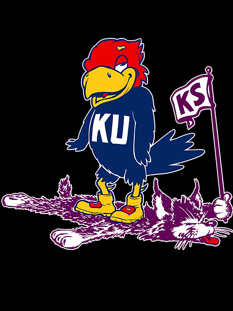 Vintage Ku Vs. K-State Mascot by MACIWATKINS