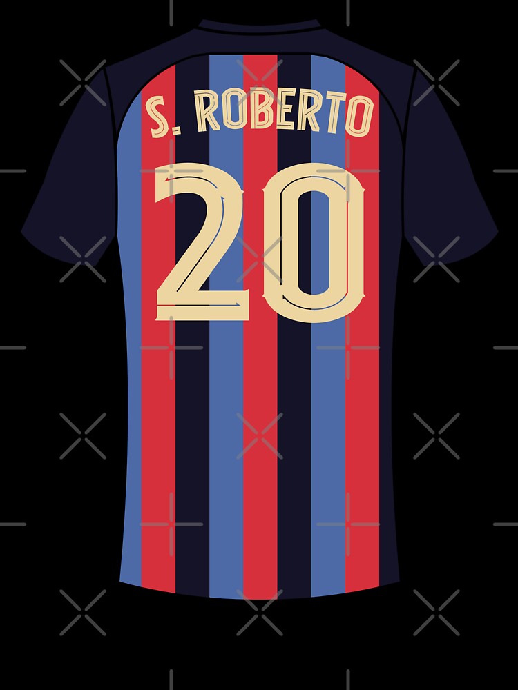 Sergi roberto Barcelona football jersey number 20 by Justtrendytees