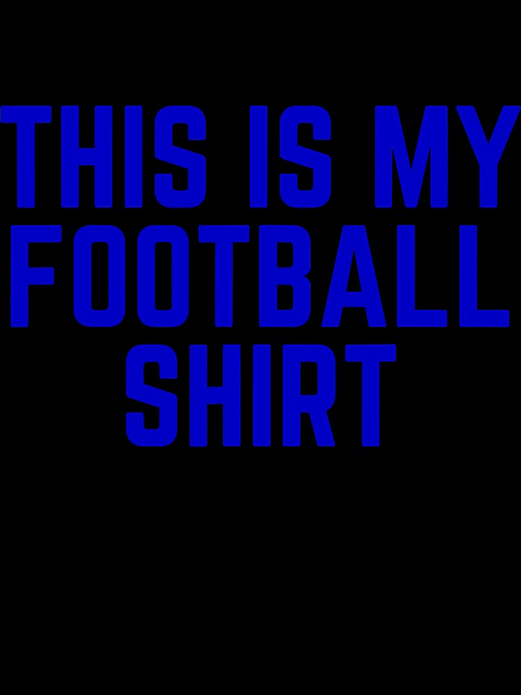 Football Team Colors Blue Game Day by atalia8932
