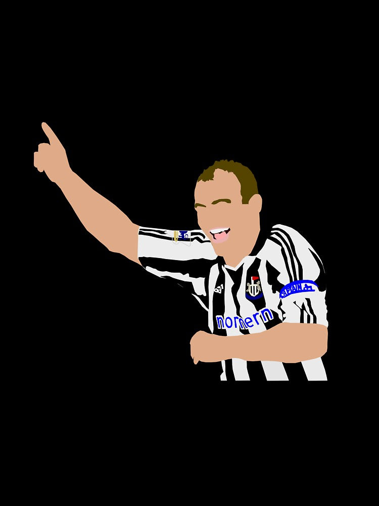 Alan Shearer Iconic Goal Celebration by ImpresionPrint