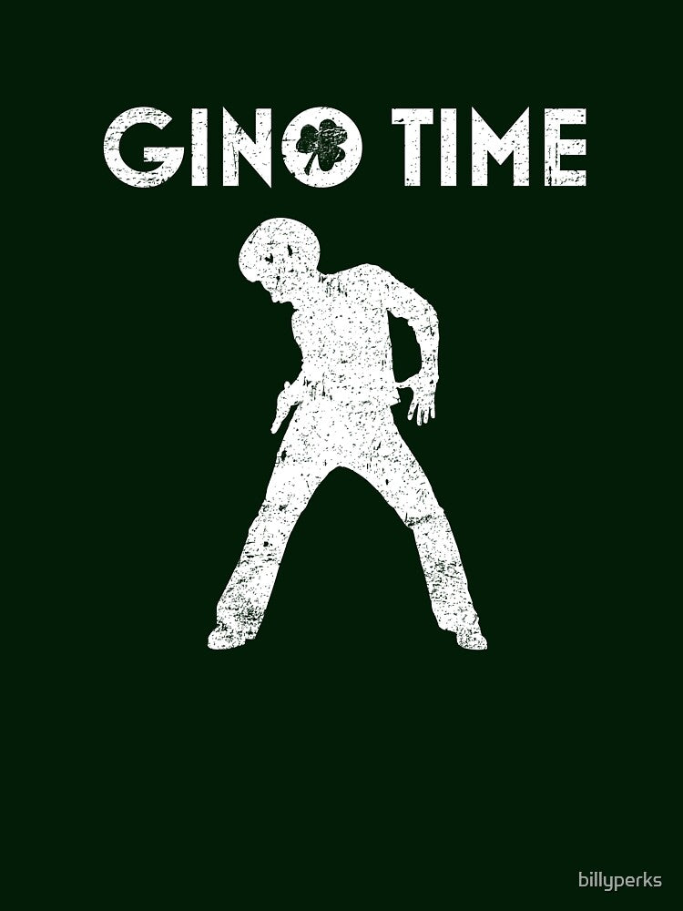 Gino Time Funny Boston Basketball by billyperks