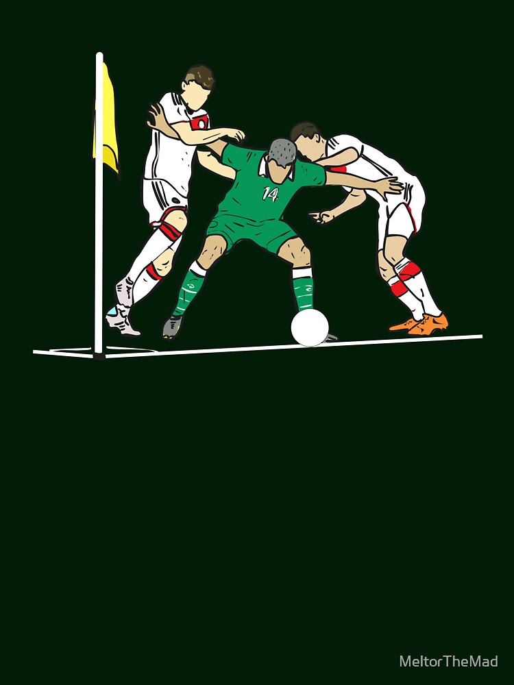 Holding the Fort - Jonathan Walters Corner Flag - Ireland vs Germany - Irish Football Fans by Melty Shirts