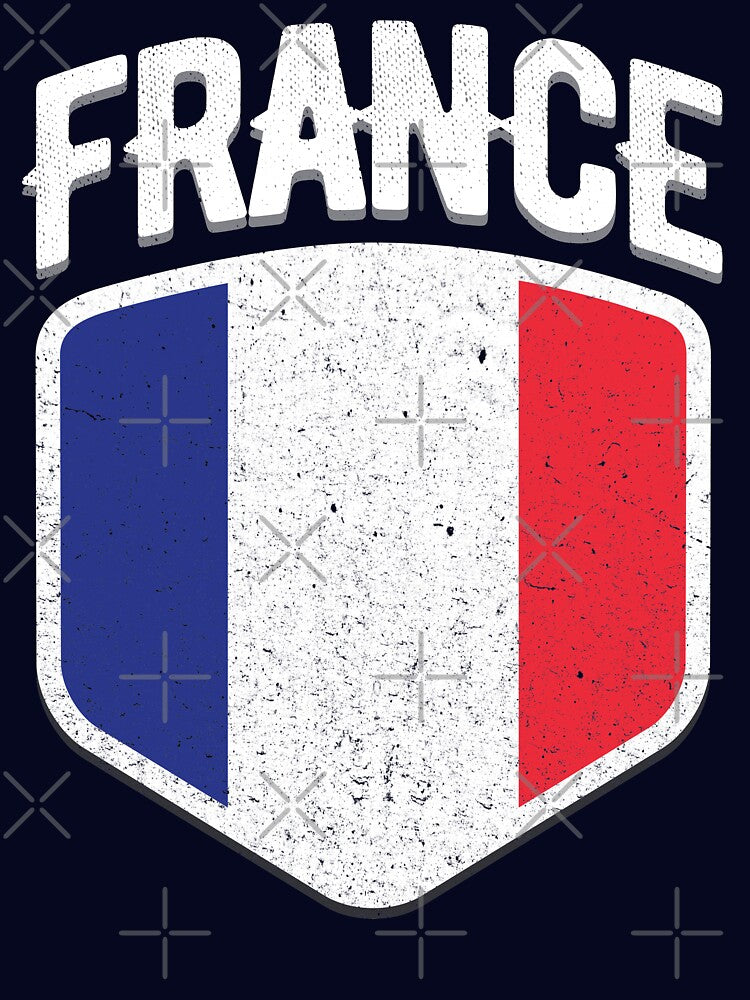 France National Flag World Sport Stadium Fans T Shirt Supporter Jersey Football Cup TShirt by screenworks