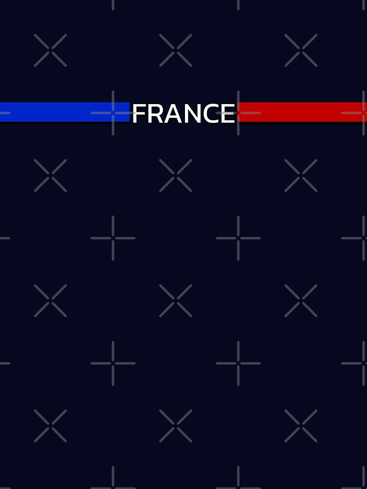 France fan flag jersey by LayersDesign