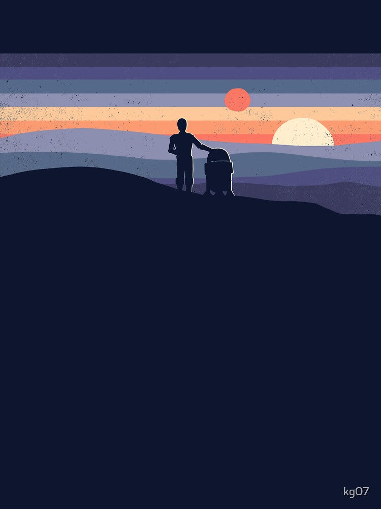 Droids at Sunset by kg07