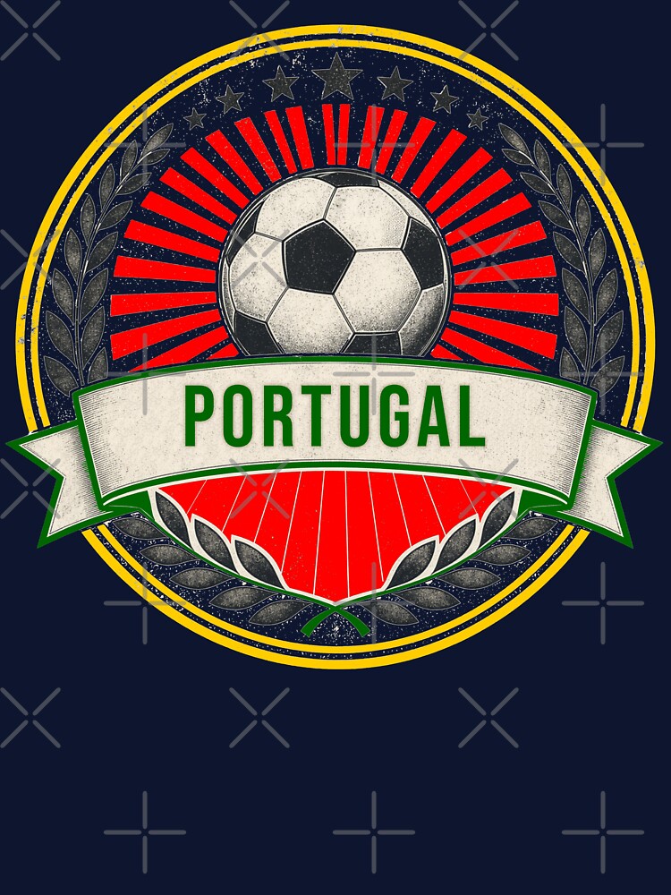 Portugal Vintage Soccer Crest — Retro Portuguese Football Badge Fan Emblem by icemanphotos