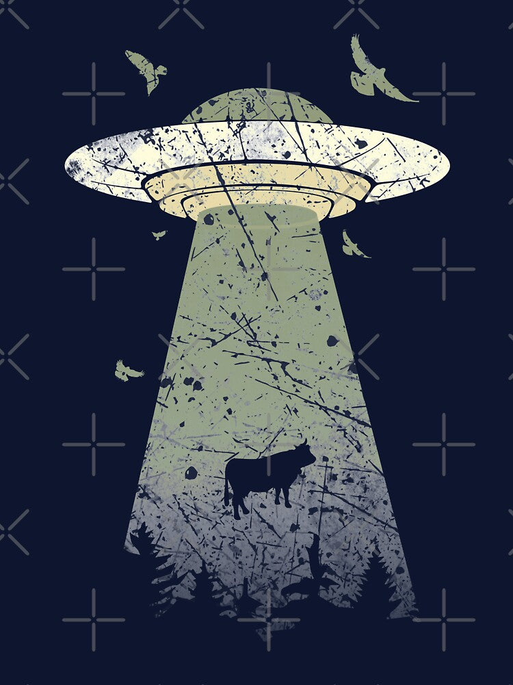 UFO Cow Forest by unihammer
