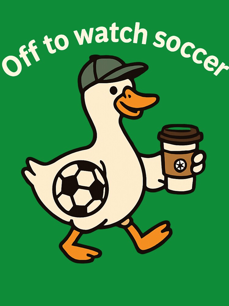 Off To Watch Soccer Duck by SiarheiYur
