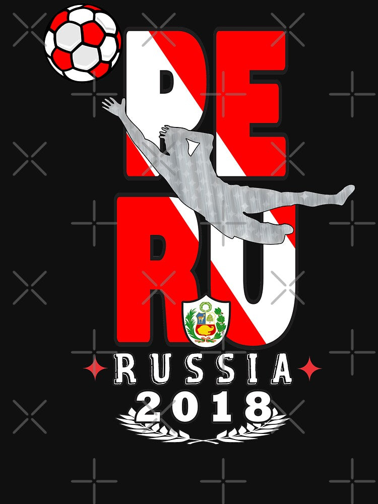 Peru world cup soccer Russia in 2018 Tshirt by Tetete