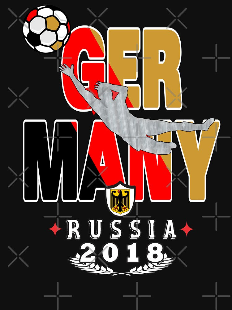 Germany world cup soccer Russia in 2018 Tshirt by Tetete