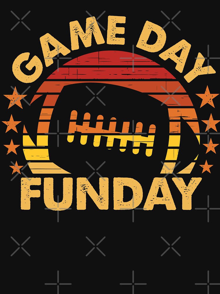 Game Day Fun-day Football Sunset Distressed Graphic by James Lewis