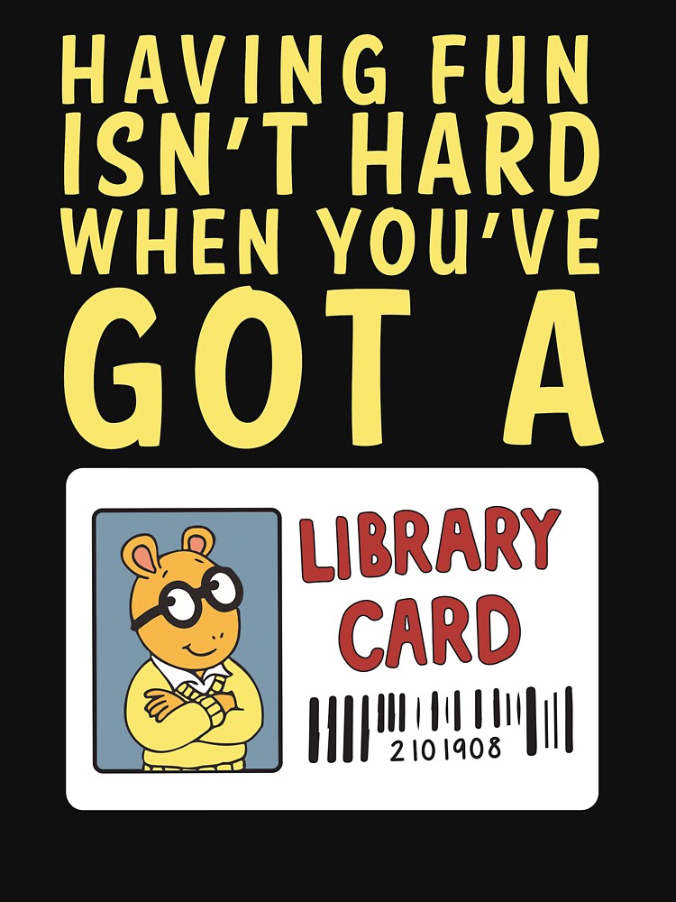 Arthur Library Card by RACHELRAE09