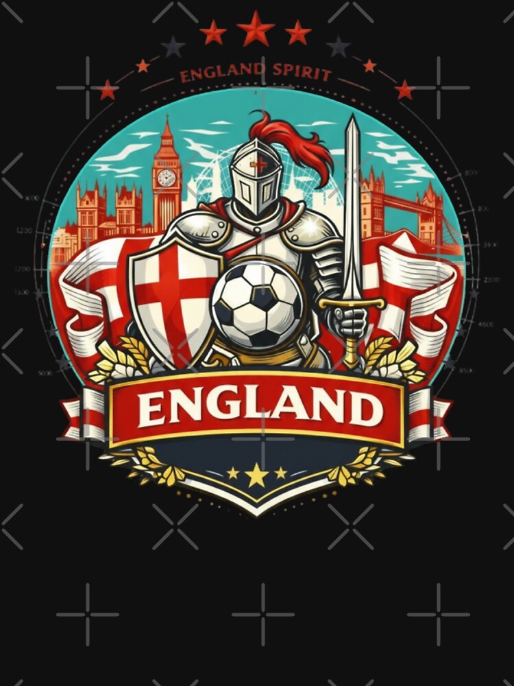 Copy of England Football Fans 2026 – Represent Football Knight shield by Inner Flame Studio