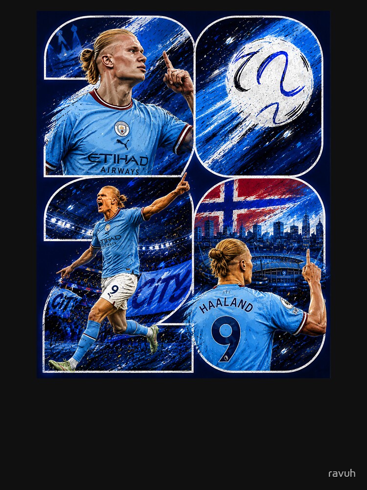 Erling Haaland Norway 2026 Football Art Print by ravuh