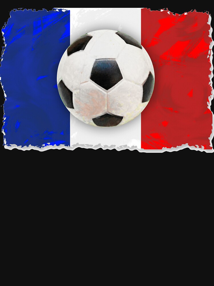 France Soccer Shirt - France Football Shirt - French Football Shirt by Galvanized
