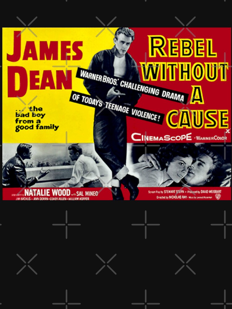 Retro Poster - Rebel Without A Cause - No Transparency by threeampersands
