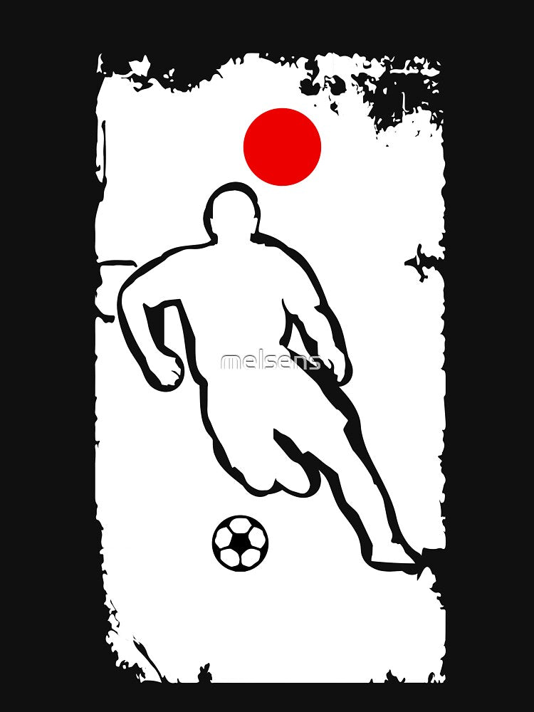 Japan Flag Soccer Player by melsens