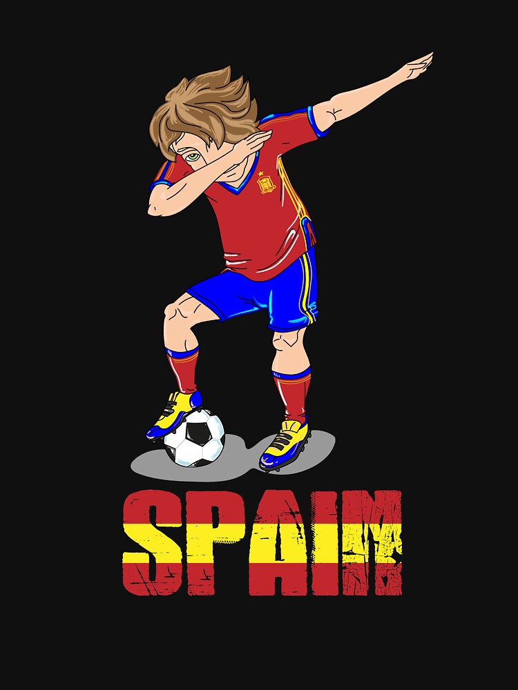 Soccer Player Dab Spain World Championship by Moonpie90