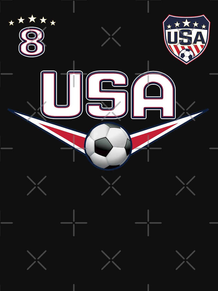 Soccer T-Shirt USA Outfit Design no. 8 for men and women by fermo