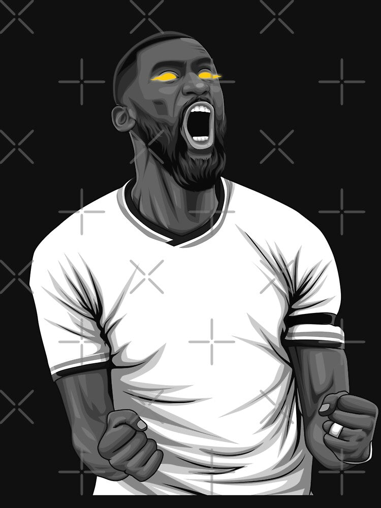Antonio Rudiger Black and White Version. by Aldduardo