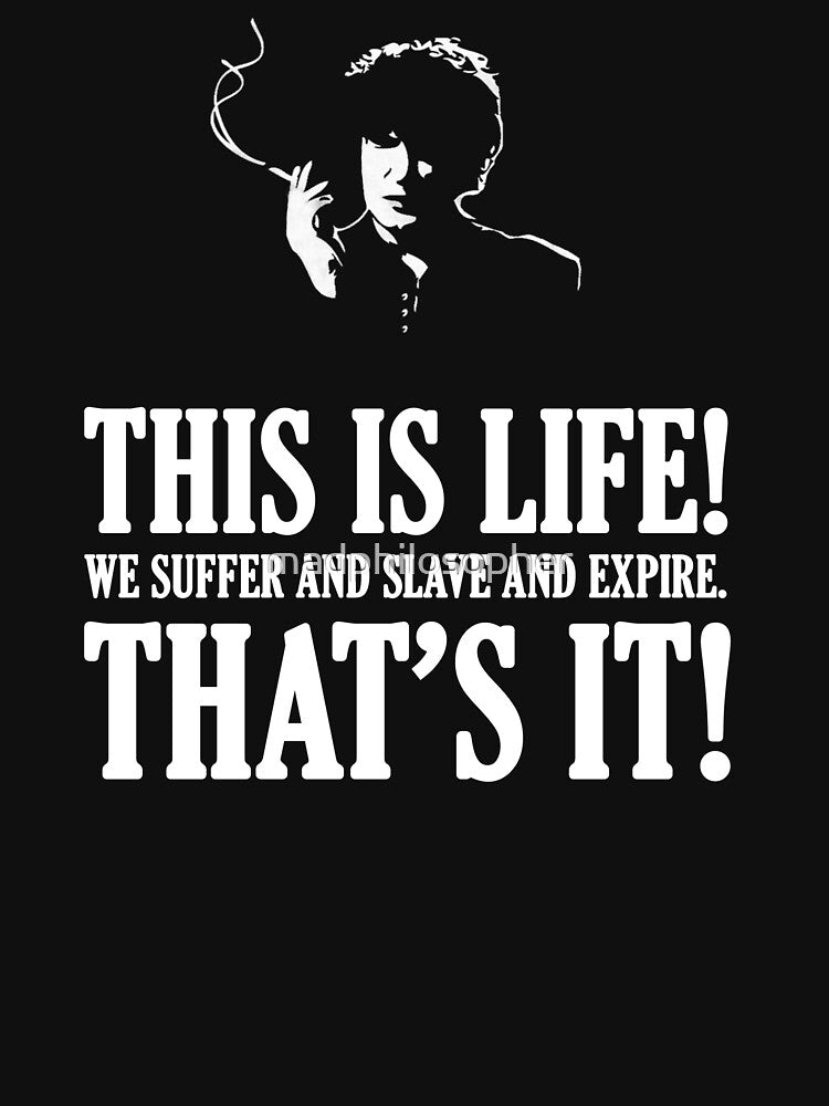 Bernard Black - Black Books T Shirt by madphilosopher