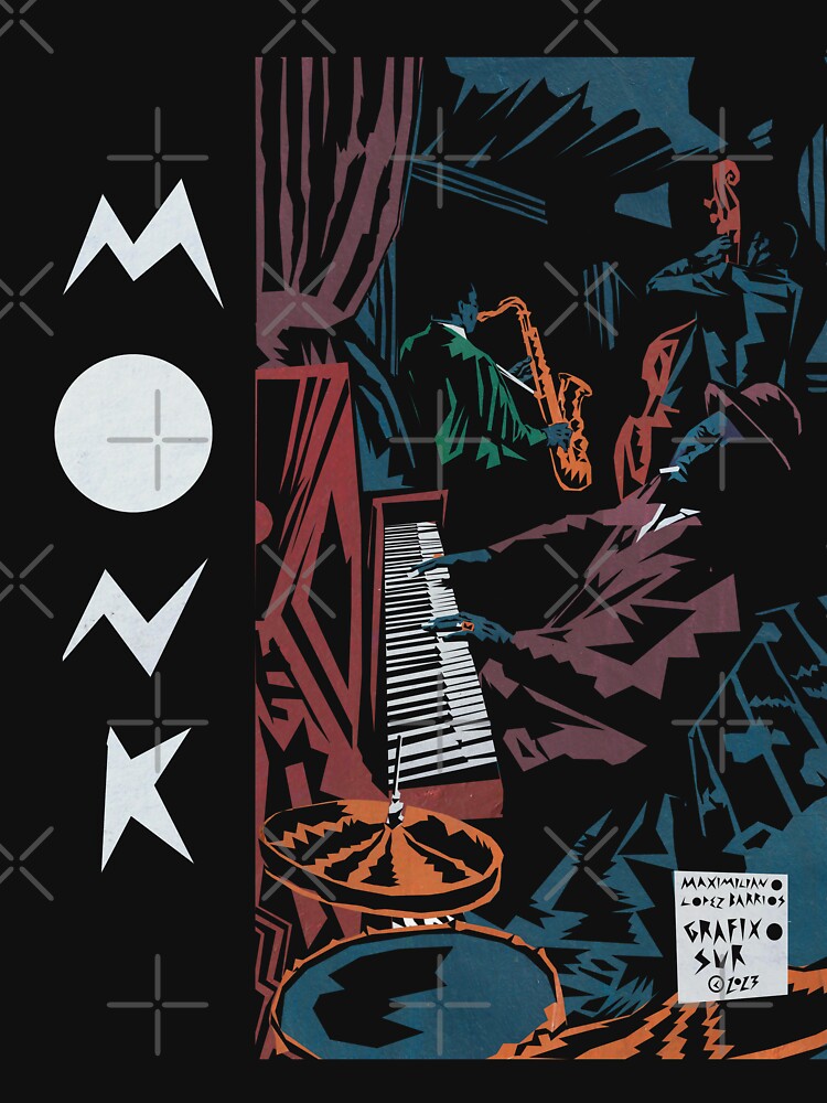 Thelonious Monk, Illustrated by Maximiliano Lopez Barrios by Grafixo-Sur