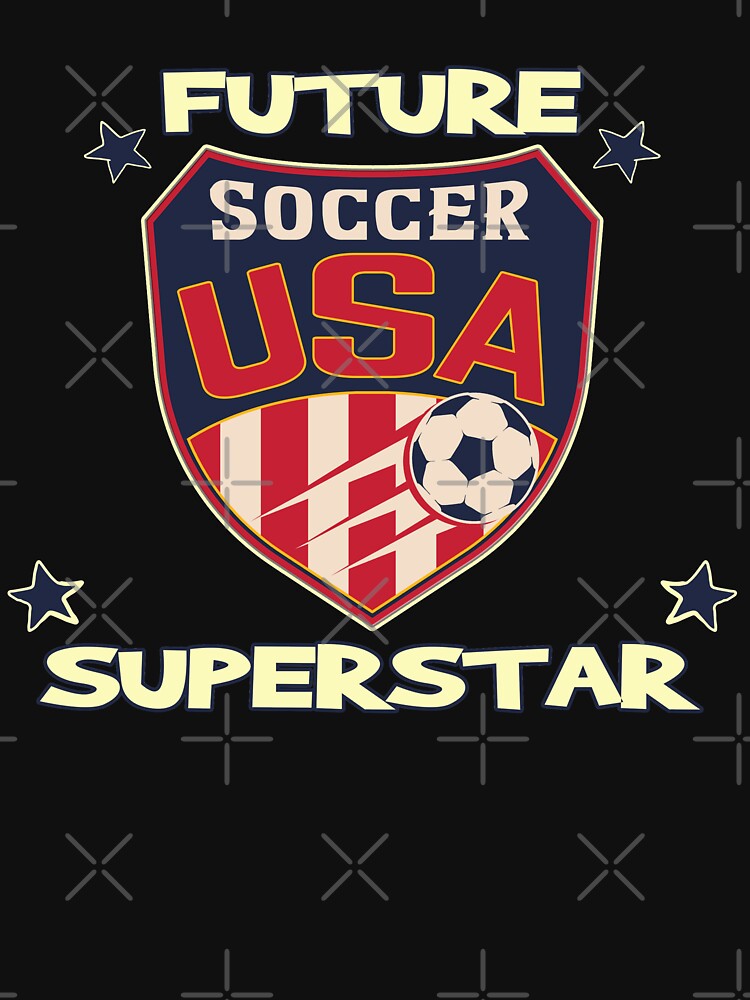 Future Soccer Superstar T-Shirt with USA Logo for kids by fermo