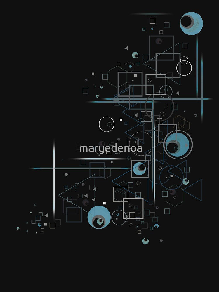 Retro Geometric Night by maryedenoa