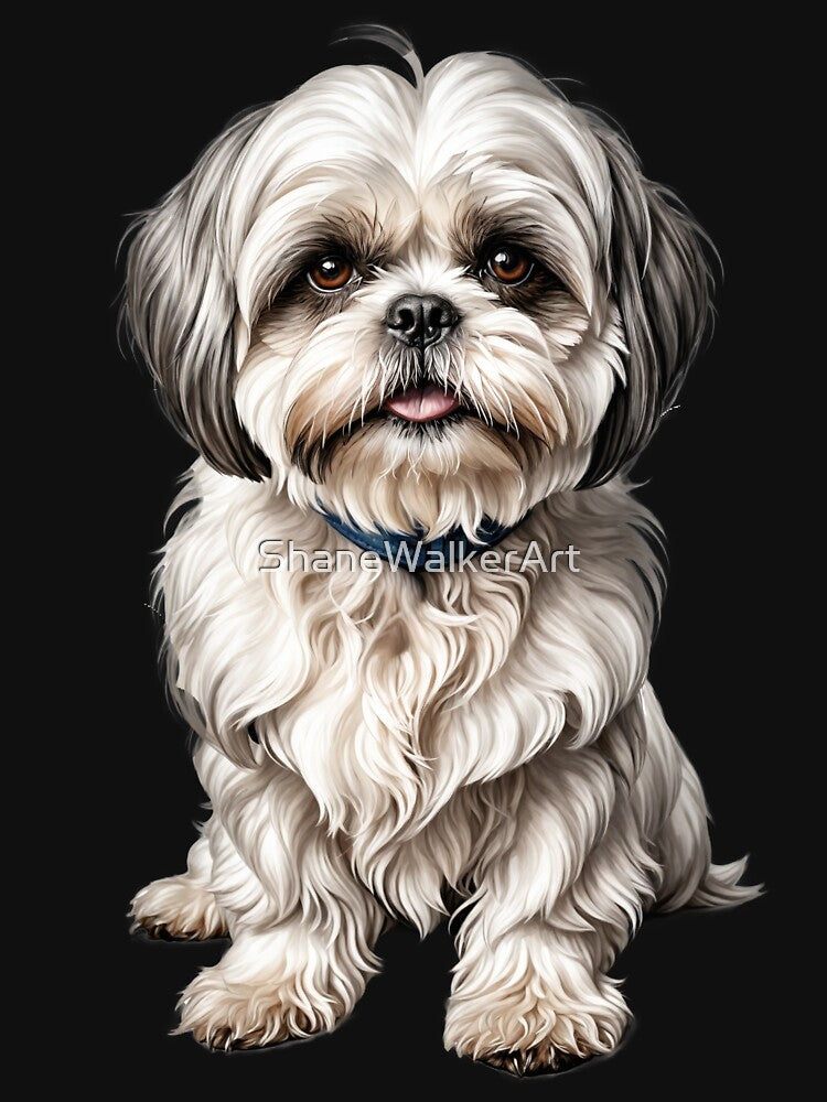 Shitzu Maltese by ShaneWalkerArt