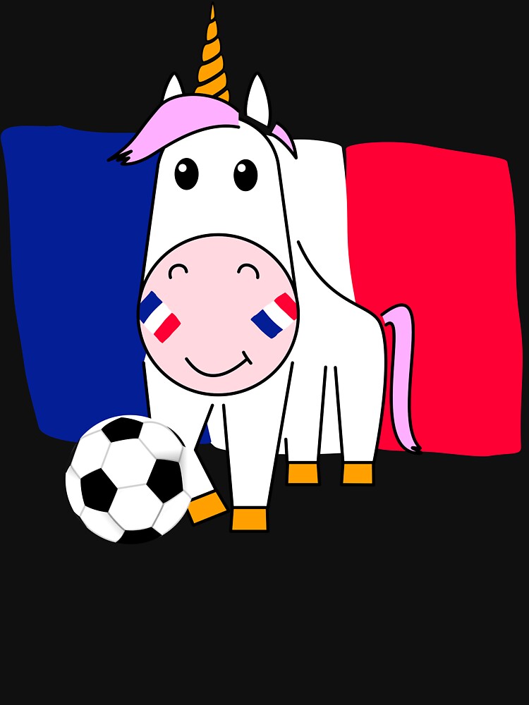 Unicorn Violetta plays football for France by peter2art