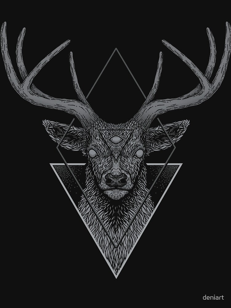 Dark Deer by deniart
