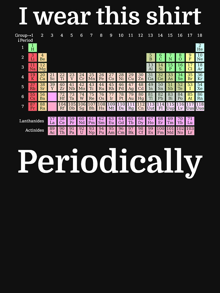 I Wear This Shirt Periodically by evahhamilton