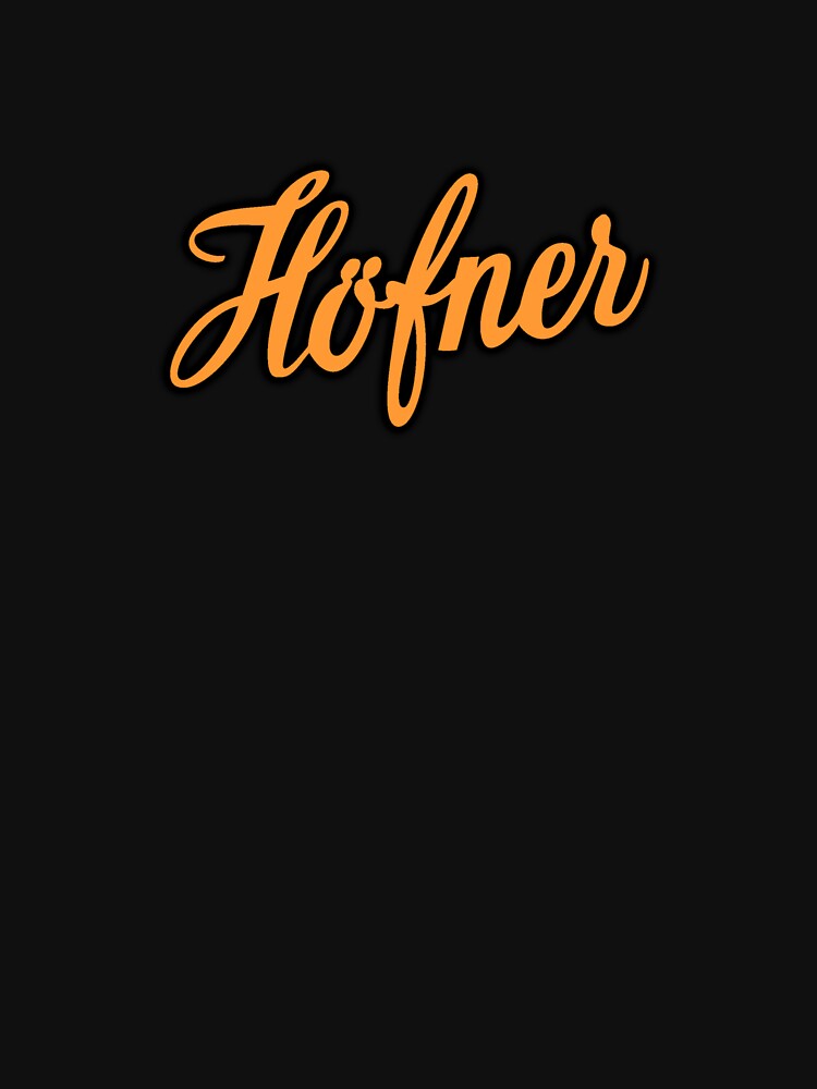 Vintage Hofner  Orange by matanga