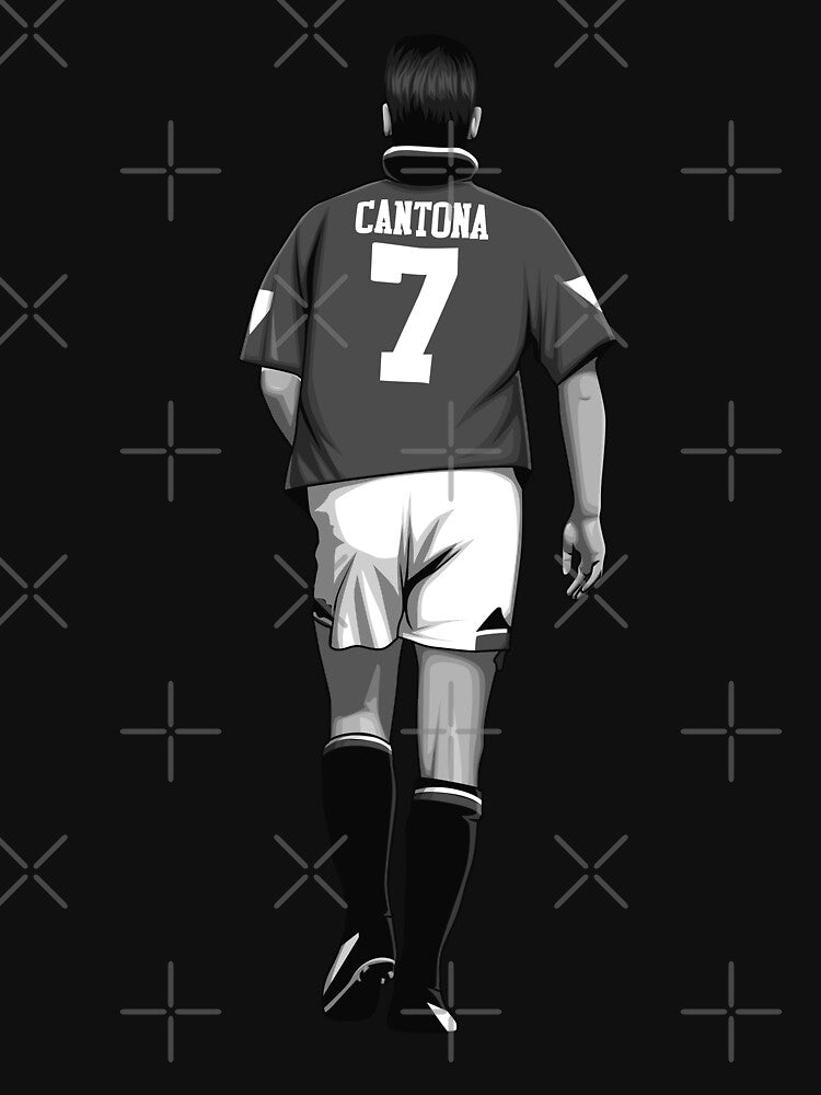 Eric Cantona Black and White Version by Aldduardo