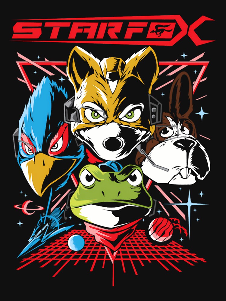 Starfox Retro Video Game by FranciGuzman