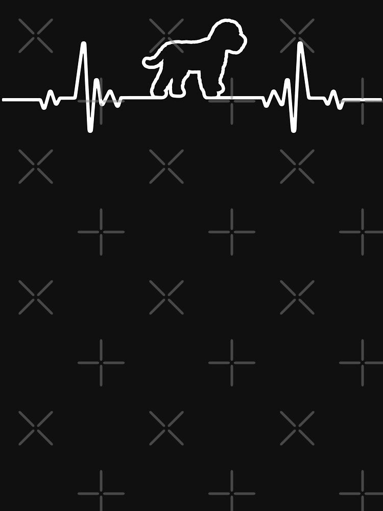 Minimalist Heartbeat Cavoodle by More Cute Dogs