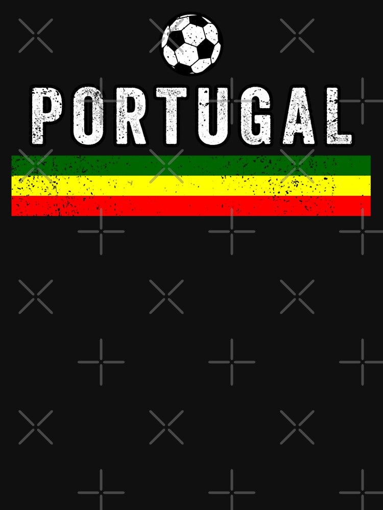 SOCCER TEAMS FLAG LINES - PORTUGAL - Fans and Teams for Men and Women T-shirt by wallsandpatts