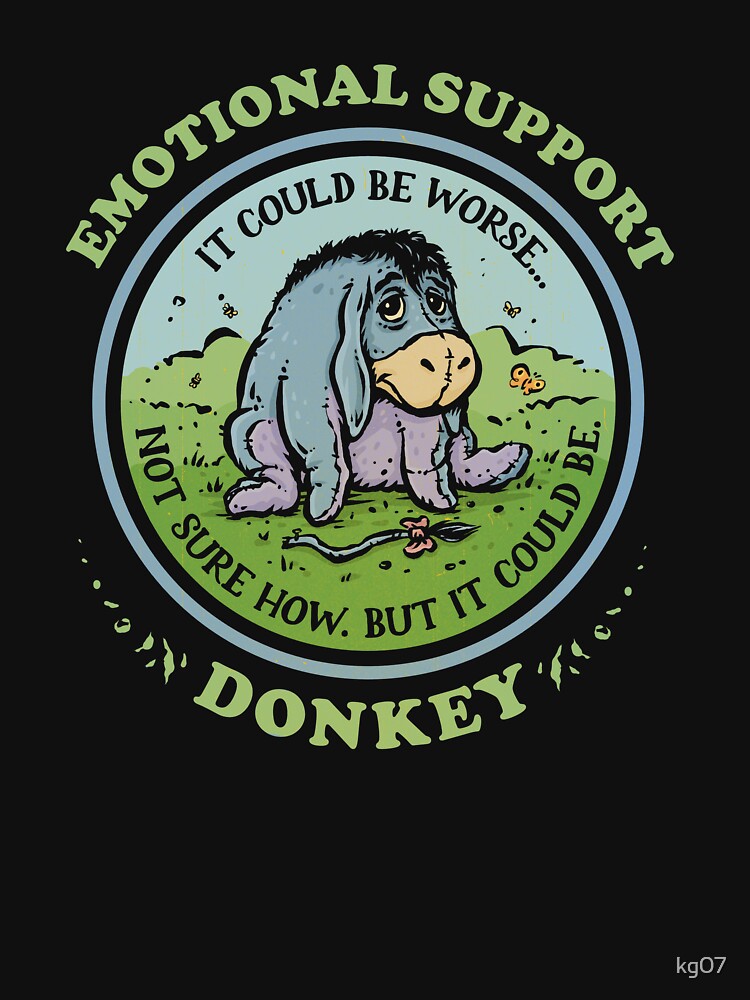 Emotional Support Donkey by kg07