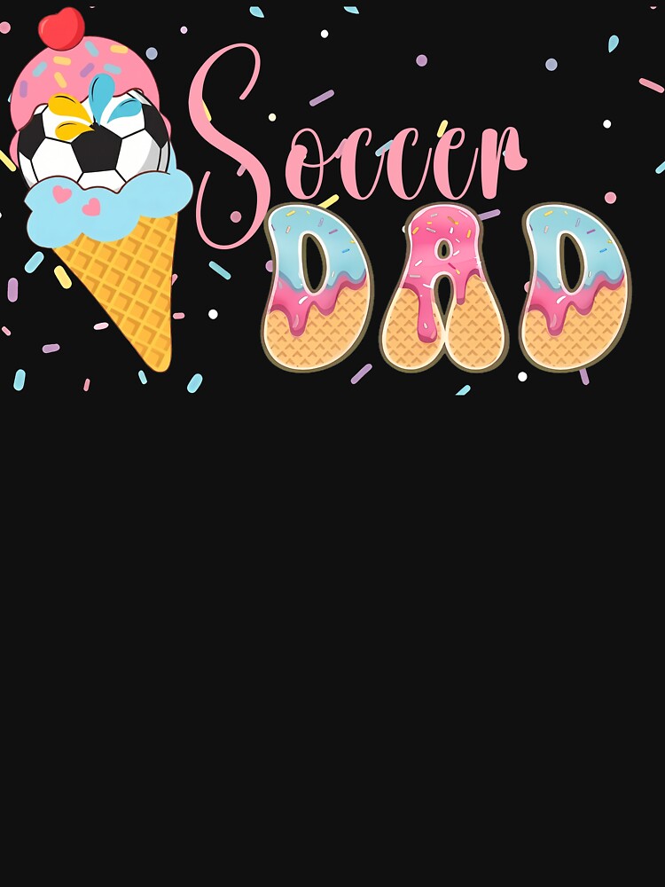 Cute Soccer Dad Ice Cream Graphic by LarryMBrown