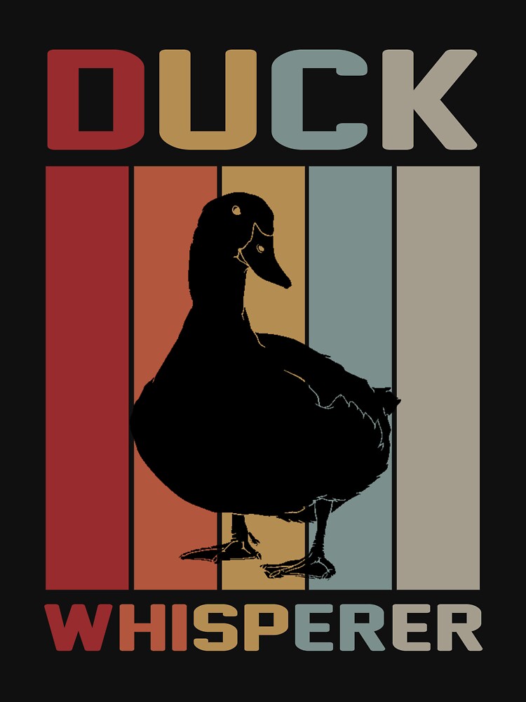 Vintage Duck Whisperer - Retro Duck Water Bird - Funny Duck Quote for a Duck Lover by Boum04