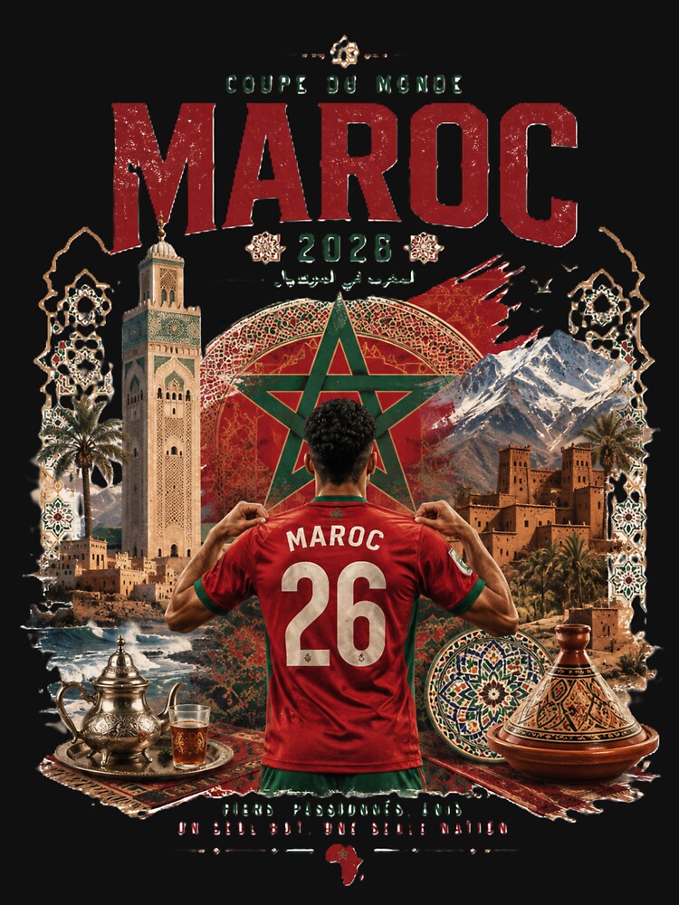 morocco world cup 2026, lions of atlas, dima maghrib, football fan gift, soccer shirt, vintage sport design by Med-th-ewolf