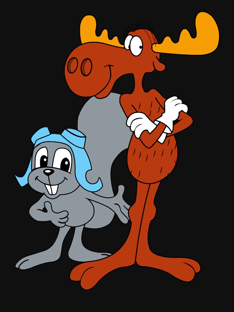 Rocky and Bullwinkle by ivarywa