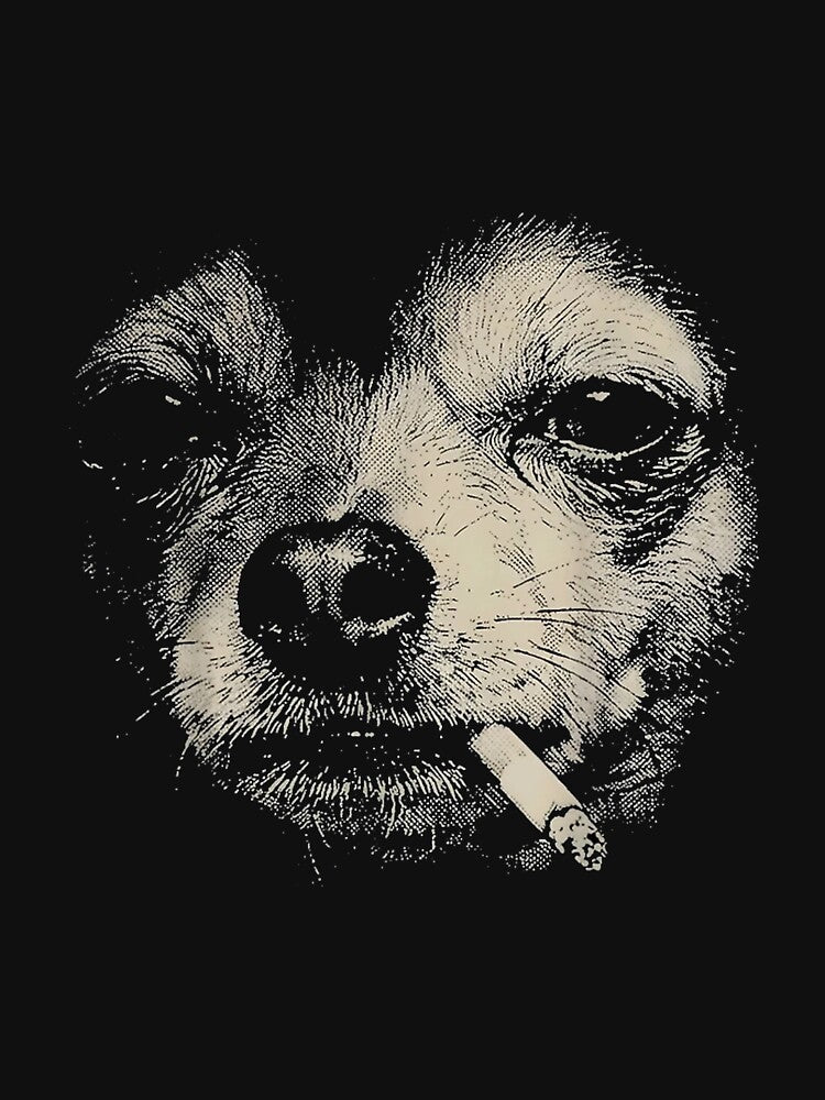 Smoking Chihuahua by SheriPeroni