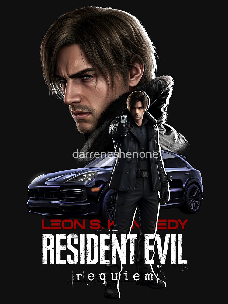 Leon The Chad Kennedy / Resident Evil Requiem / Fanart by DarrenAshenOne