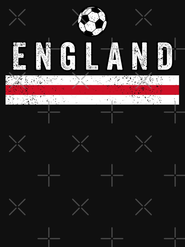 SOCCER TEAMS FLAG LINES - ENGLAND - Fans and Teams for Men and Women T-shirt by wallsandpatts