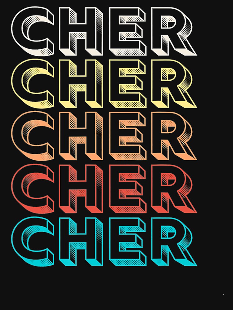 Cher Retro Vintage Style Name Gift by BarineZayden