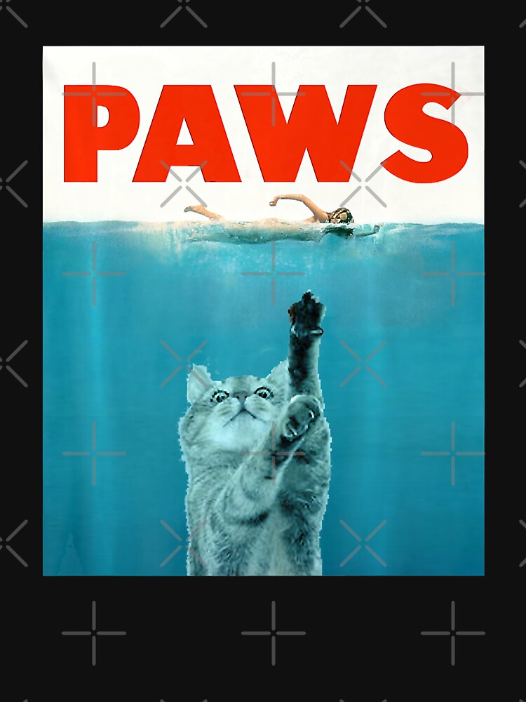 Paws Kitten Meow Parody Funny Cat Lover Gifts by HardiKel