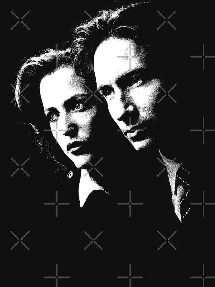 Mulder and Scully by haunteddata
